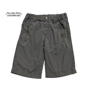 Bit'z Kids Sz 5/6 Grey Zip Pocket Shorts